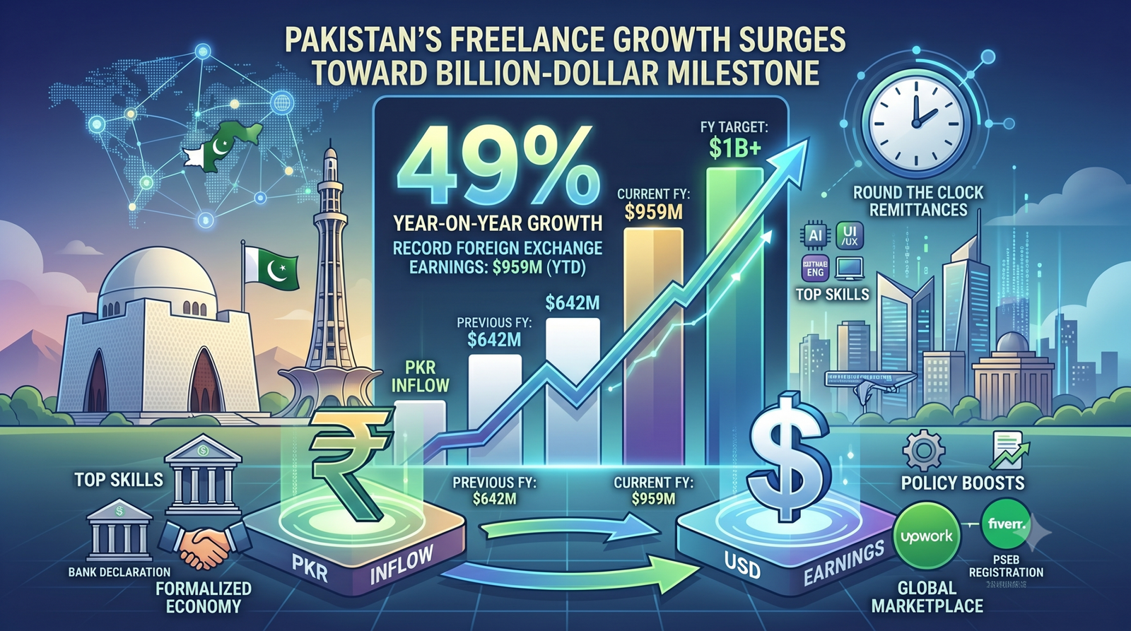 Digital Renaissance: Pakistan’s Freelance Economy Surges Toward the Billion-Dollar Milestone
